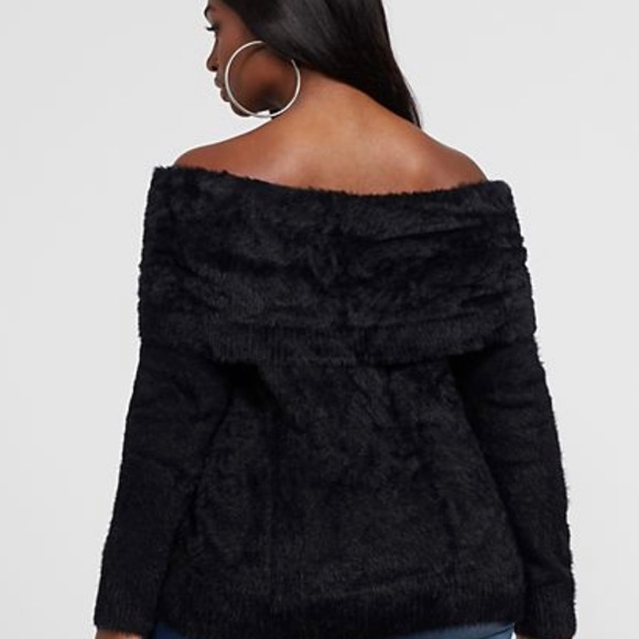 Off the shoulder embellished sweater. NWT sz 2 - Picture 3 of 4